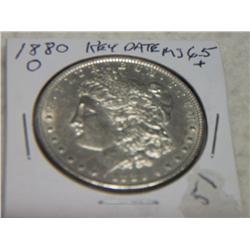 1880-O MORGAN DOLLAR