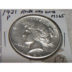 1921-P PEACE DOLLAR