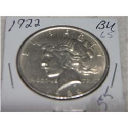 1922-P PEACE DOLLAR