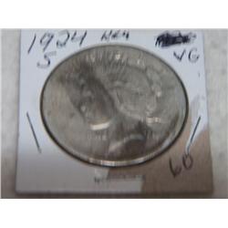 1924-S PEACE DOLLAR