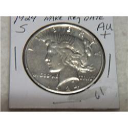 1924-S PEACE DOLLAR