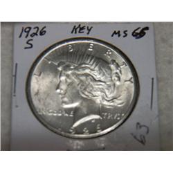 1926-S PEACE DOLLAR