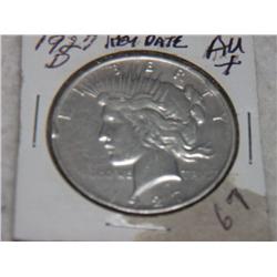 1927-D PEACE DOLLAR