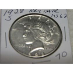 1928-S PEACE DOLLAR