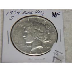 1934-S PEACE DOLLAR