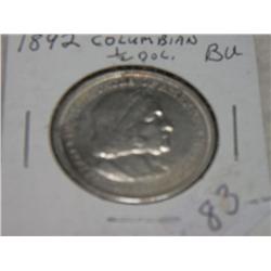 1892 COLUMBIAN 1/2