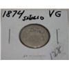 Image 1 : 1874 SHIELD NICKEL