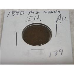 1890 INDIAN HEAD CENT