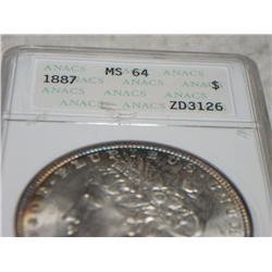 1887-P MORGAN DOLLAR