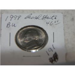 1998 JEFFERSON NICKEL