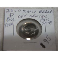 2000-P ROOSEVELT DIME