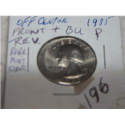 1985-P WASINGTON QUARTER