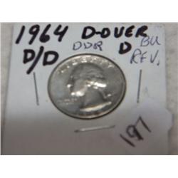 1964-P WASHINGTON QUARTER