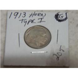 1913 BUFFALO NICKELS