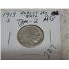 Image 1 : 1913-S BUFFALO NICKELS