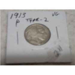 1913-P BUFFALO NICKELS