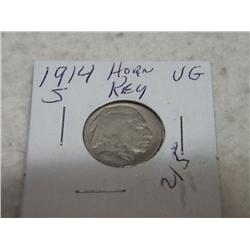 1914-S BUFFALO NICKELS