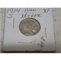 1914-S BUFFALO NICKELS