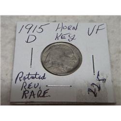 1915-D BUFFALO NICKELS