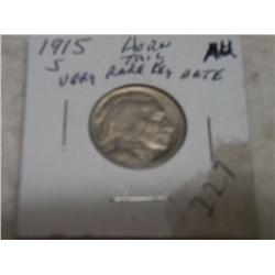 1915-S BUFFALO NICKELS
