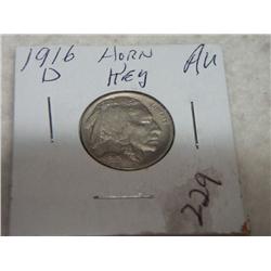 1916-D BUFFALO NICKELS