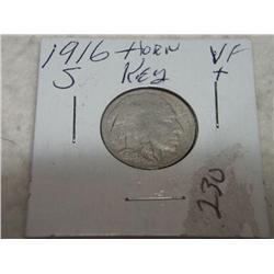 1916-S BUFFALO NICKELS