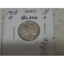 1918-D BUFFALO NICKELS