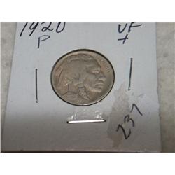 1920-P BUFFALO NICKELS