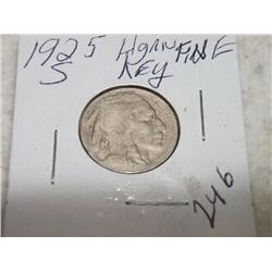 1925-S BUFFALO NICKELS