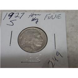 1927-S  BUFFALO NICKEL