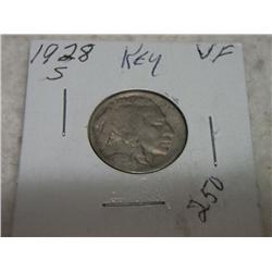 1928-S  BUFFALO NICKEL