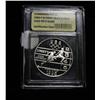 Image 1 : 1995-p Olympic Track & Field Proof Commemorative Silver Dollar Graded PR70 DCAM