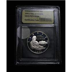 1993-s James Madison & The Bill of Rights Commemorative 50c Graded PR70 DCAM 