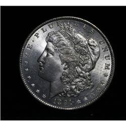 ***RARE  1891-p Morgan Dollar $1 Grades Choice Uncirculated ms64++ PQ  RARE***