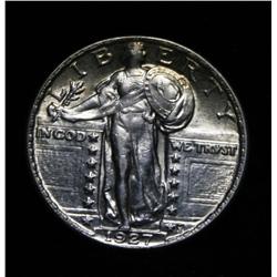 1927-p  Standing Liberty 25c Grades Choice Uncirculated ms64