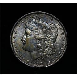 1901-p Morgan Dollar Grades Almost Uncirculated au58/ms60  Slider