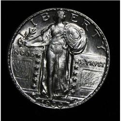 1930-p Standing Liberty 25c Graded ms64 FH  FULL HEAD
