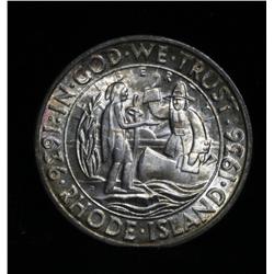 1936-d Rhode Island Tercentenary Commemorative Half Dollar Gem Uncirculated ms65++ PQ