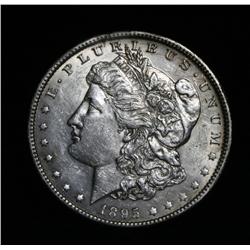 ***RARE  1895-o Morgan Dollar Grades au58/ms60 Slider  RARE***
