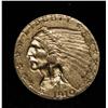 Image 1 : 1910-p $2 1/2 Indian Gold Grades Select Uncirculated ms63