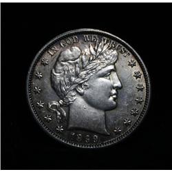 1899-p Barber Half Dollar 50c Grades Choice Uncirculated ms64