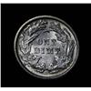 Image 3 : 1891-p Seated Liberty Dime 10c Grades Gem Uncirculated ms65