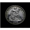 Image 3 : ***RARE  1865 Proof Seated Liberty Dime 10c Grades PR65  RARE***