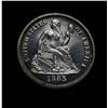 Image 5 : ***RARE  1865 Proof Seated Liberty Dime 10c Grades PR65  RARE***