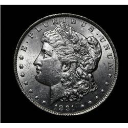 1891-cc Morgan Dollar Grades Choice Uncirculated ms64+ PQ