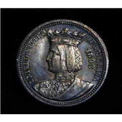 ***RARE 1893 Isabella Quarter RARE***  - All Original Toned  - Grades Choice Uncirculated ms64
