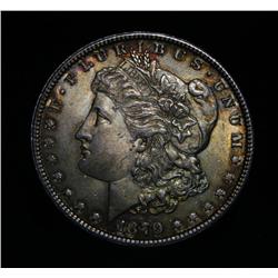 1879-p Morgan Dollar Grades Choice Uncirculated ms64 Toned