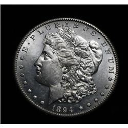 ***RARE  1894-s All Original, 1894-s Morgan Dollar Grades ms63  RARE***