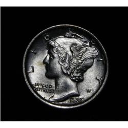 1923 Mercury Dime Grades Gem Uncirculated ms66