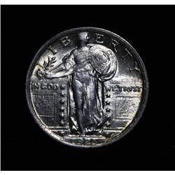 1923-p Standing Liberty 25c Grades ms64 95% FH/FS